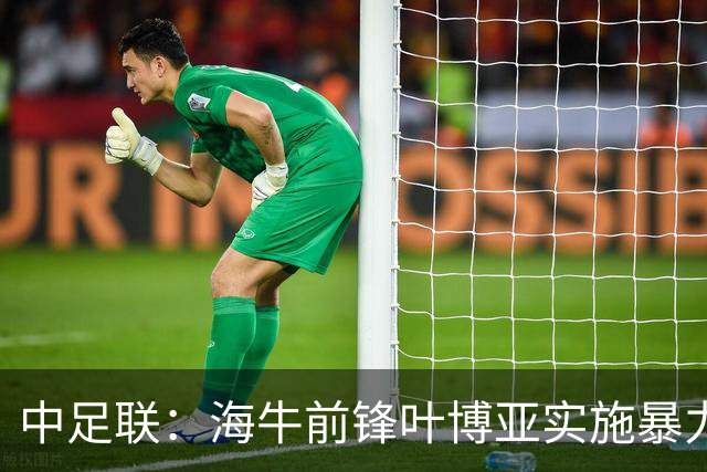 中足联：海牛前锋叶博亚实施暴力行为 停赛4场罚款4万